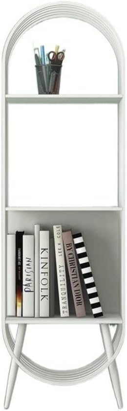 Tograt Bookshelf Bookshelves Bookcase Book Case 3 Tiers Iron Bookshelf Iron Bookcase Shelf Storage Organizer Bookshelves for Living Room Bedroom Home Office Book Shelf Book Shelves