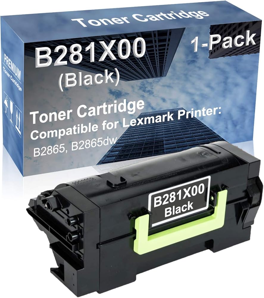1-Pack Compatible High Yield B2865, B2865dw Laser Printer Toner Cartridge Replacement for B281X00 Printer Cartridge (Black)