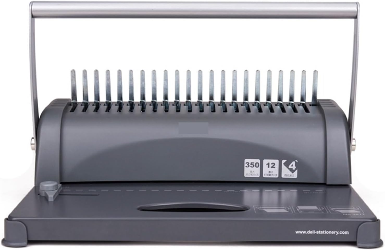 Binding Machines, Manual Comb Binding Machine Office Financial Plastic Aprons Rings Binding Machine 21 Holes 350 Pages Capacity