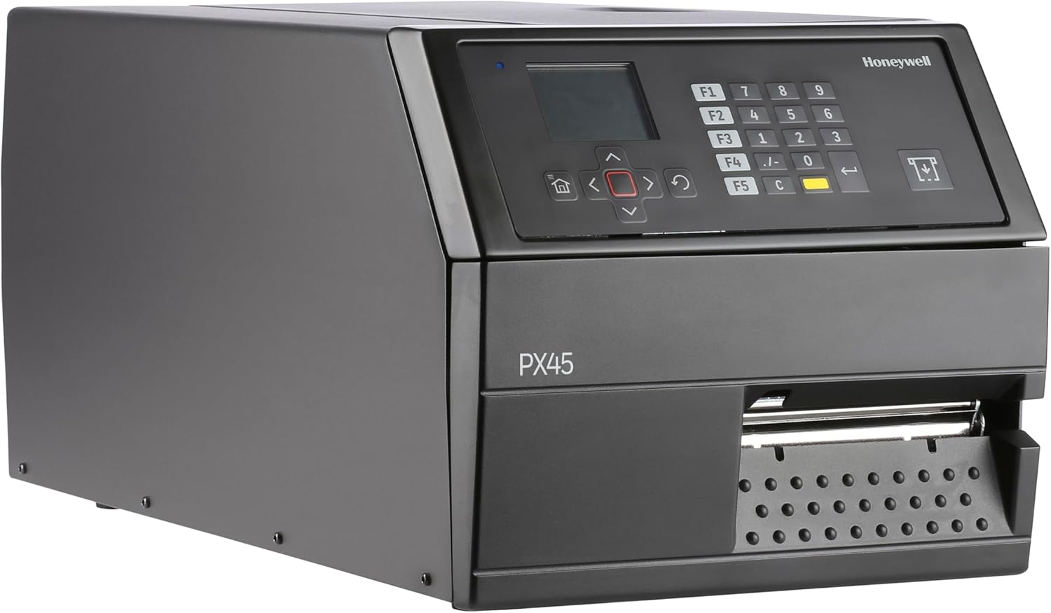 Honeywell PX4E PX45 PX4EU11000005120 Industrial Thermal Transfer Label Printer, 203 DPI, Ethernet & Parallel Interface, Real-Time Clock, Label Taken Sensor, Self-Strip, Includes Power Cord