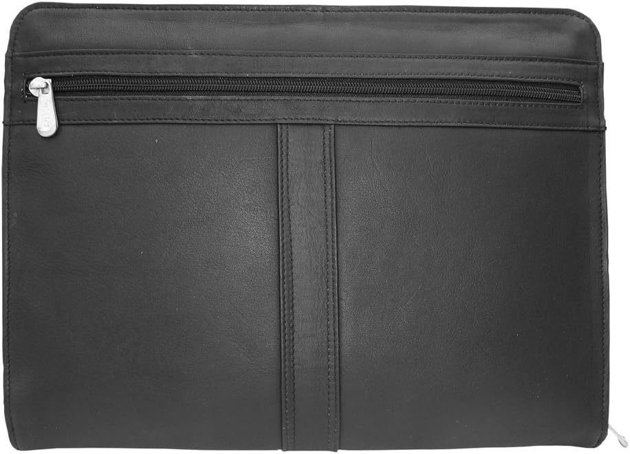 Piel Leather Three-Way Envelope Padfolio, Black, One Size