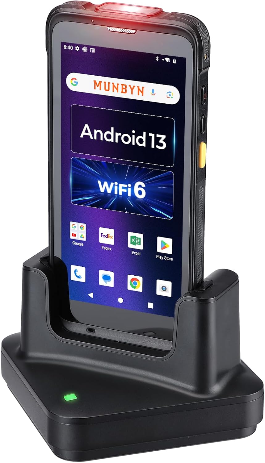 MUNBYN Upgraded Android 13 Barcode Scanner with 5.5