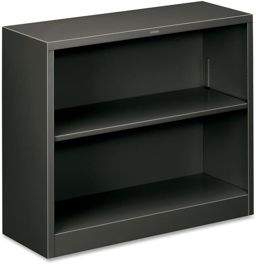 HON Company 2 Shelf Metal Bookcase, 34-1/2