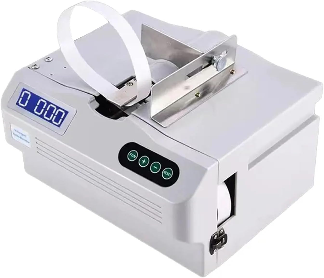 guoyjmm Intelligent Banknote Bundling Machine, Fully Automatic Small Banknote Baling Machine Binding Speed 2 Secs Per Time Binding Machine for tie Bills Cards Banknotes