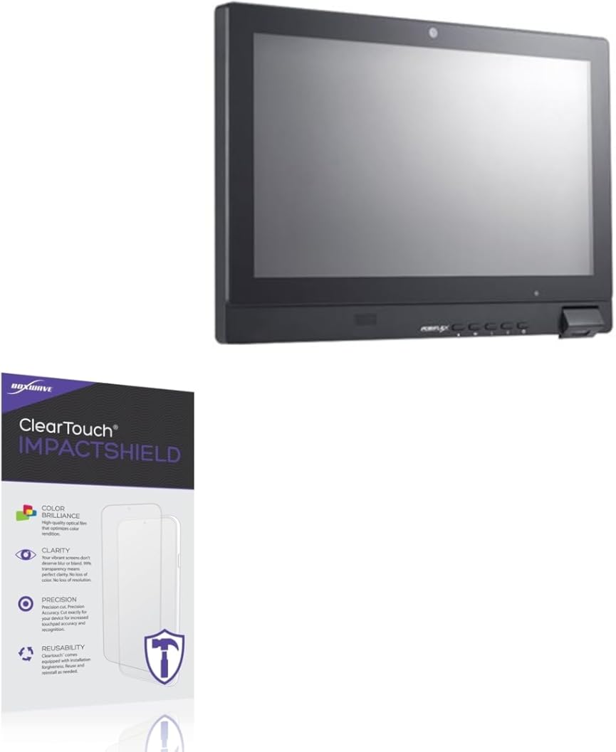 BoxWave Screen Protector Compatible With Posiflex HC1021 - ClearTouch ImpactShield (2-Pack), Impenetrable Screen Protector Flexible Film