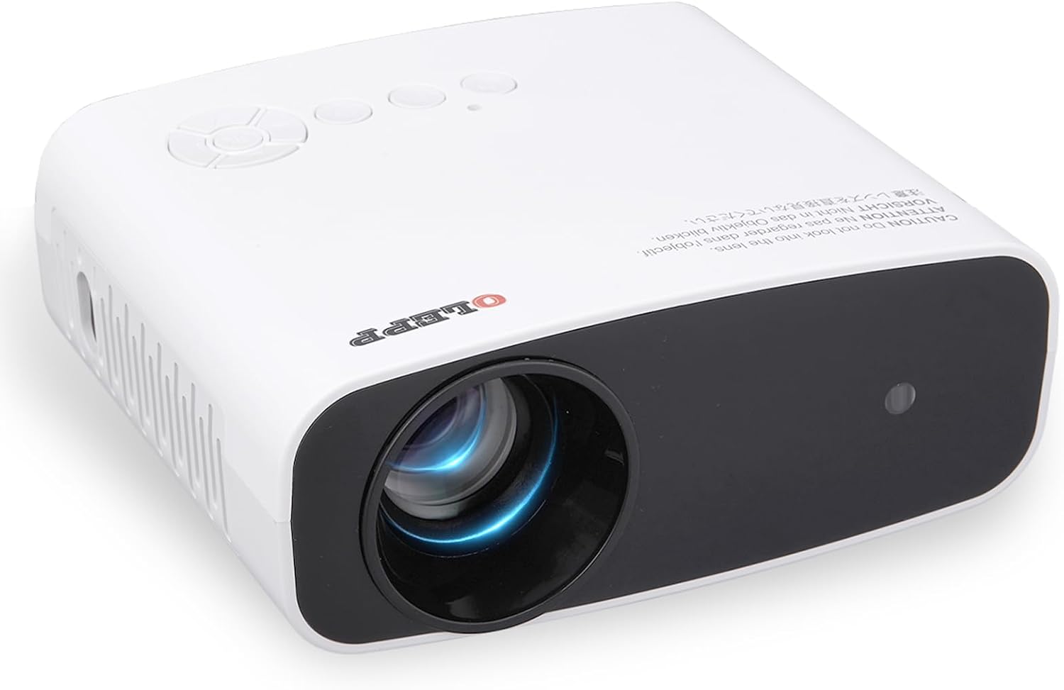 Portable Projector X5, Ideal Gifts for Women Men (White)