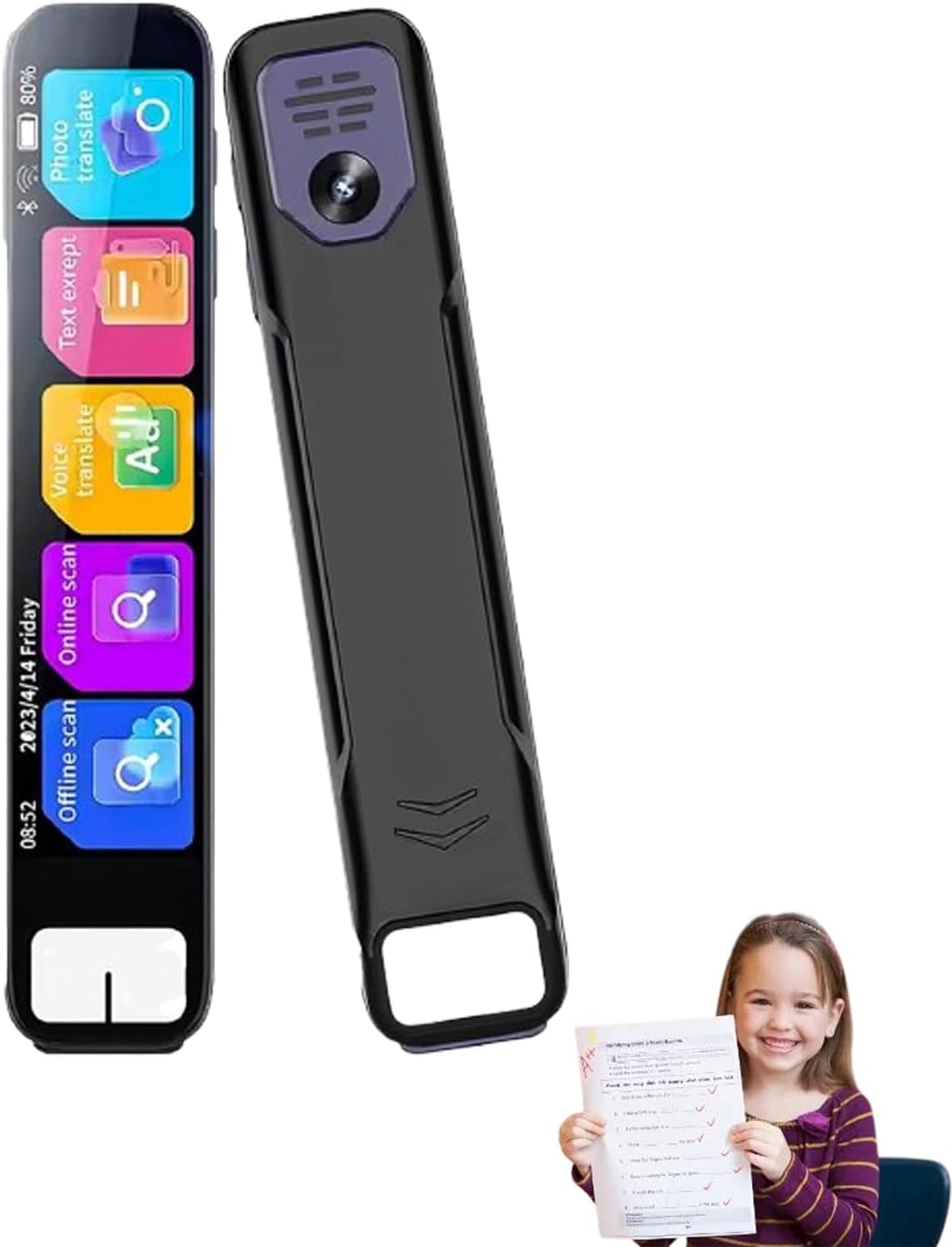 Pen GPT,AI Pen for Test,AI Smart Pen Chat Gpt,Scan Sense Device Pen Chat Gpt Pencil,Offline Translation,Text Scanner,Instant Answers,for Studying, Test & Travel