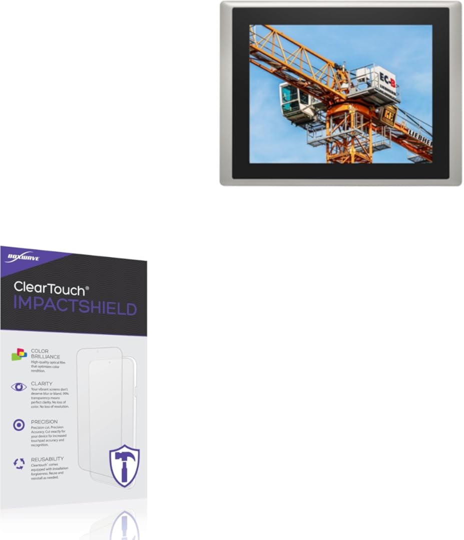 BoxWave Screen Protector Compatible With Cincoze CS-115/P1001 - ClearTouch ImpactShield (2-Pack), Impenetrable Screen Protector Flexible Film