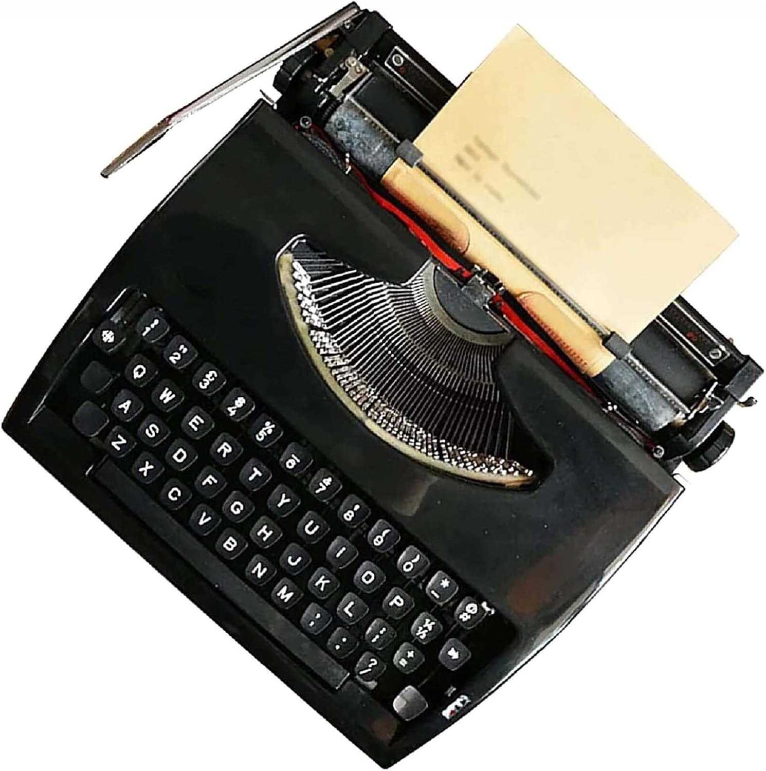Retro Old-Fashioned Manual Typewriter,Typewriters for Writers,Retro Typewriter for Home/Office/Study Room Desk,(Black)