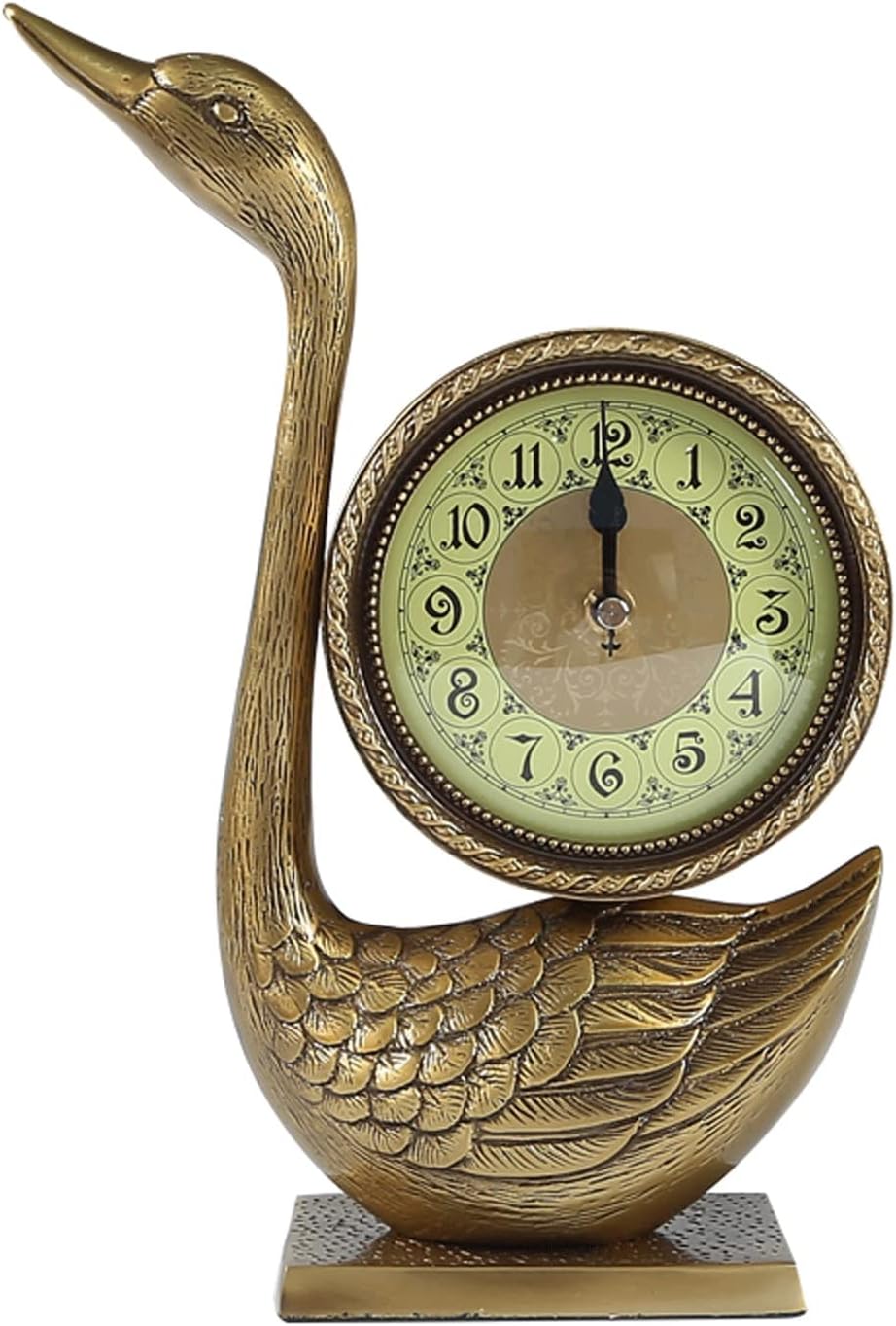 IIPOSAQQ Alarm Clock Battery Operated Desk Alarm Clocks Retro Silent No Ticking Analog Small Clock for Bedside/Bedroom//Office/Room Decor Aesthetic Vintage Desk Clock