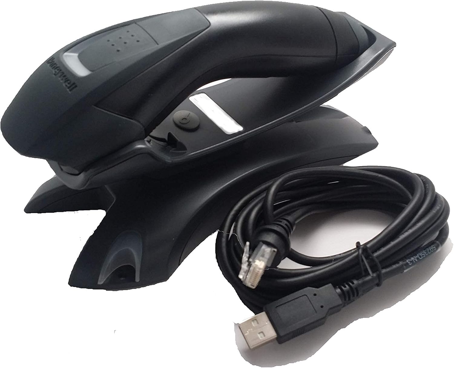 Honeywell Voyager 1202G 1D Single-Line Wireless Bluetooth Laser Barcode Scanner, Including Charge & Communications Base, Battery and USB Cable (9.8 ft./3m) (Renewed)