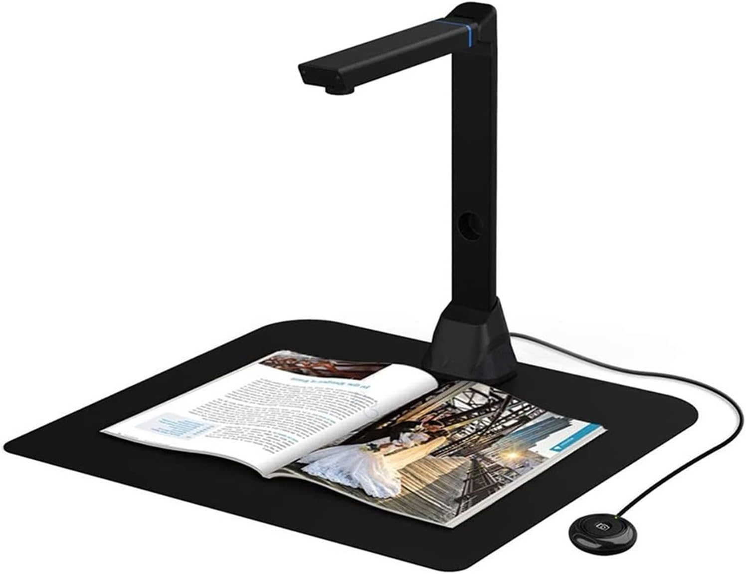 Document Camera VK16 Book Document Scanner High Definition 16MP Portable Scanner for Office TeacherCapture Size A3 Multi-Language (Color : U-S)