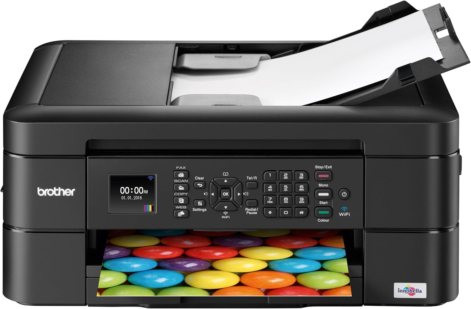 Brother MFC-J485DW Wireless All-In-One Color Printer w/ Print, Copy, Scan, Fax