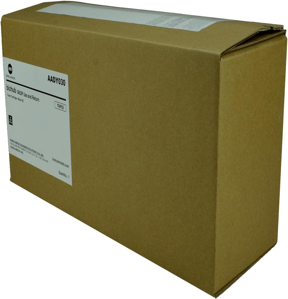 The Cartridge People OEM Konica Minolta TNP55, AADY030, Black Toner, 15,000 Pages, BIZHUB 3602P