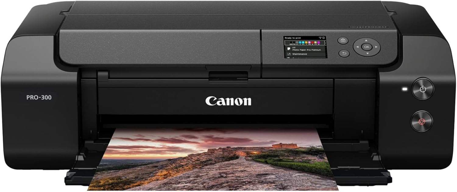 Canon imagePROGRAF PRO-300 Wireless Color Wide-Format Printer, Prints up to 13