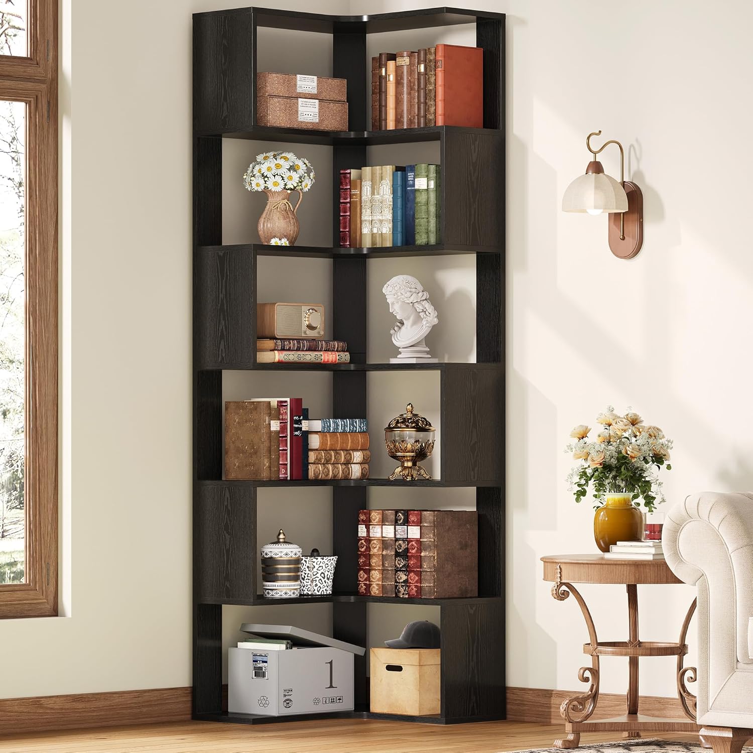 IRONCK Corner Bookshelf, 80.3