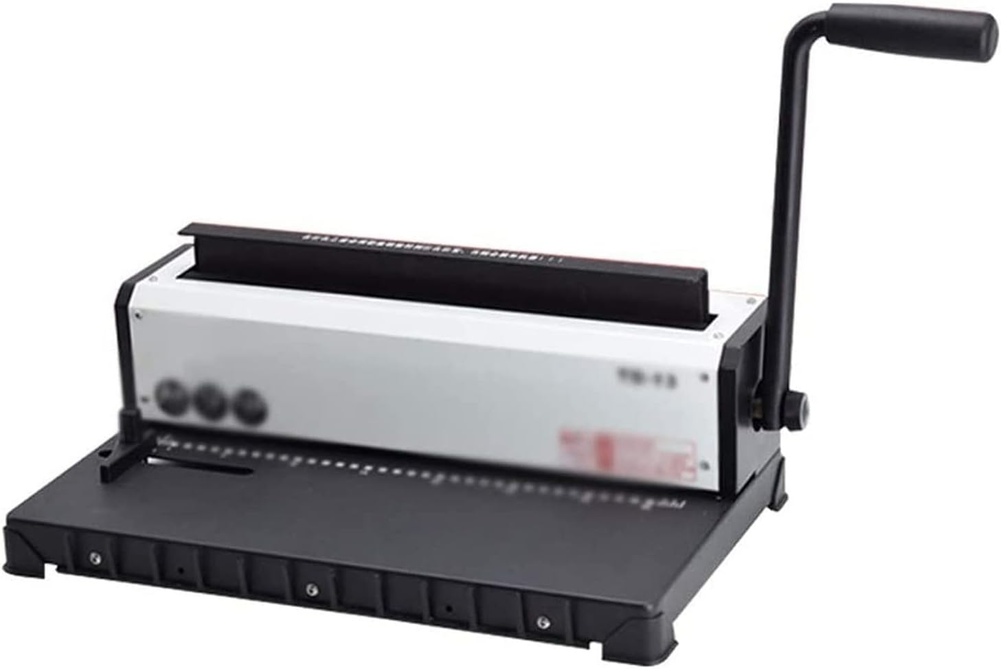 UOOD 34-Hole 120 Sheets Paper Comb Punch Binder, Binding Machine for Letter Size A4, Easy to Punch Handle, Adjustable Margin