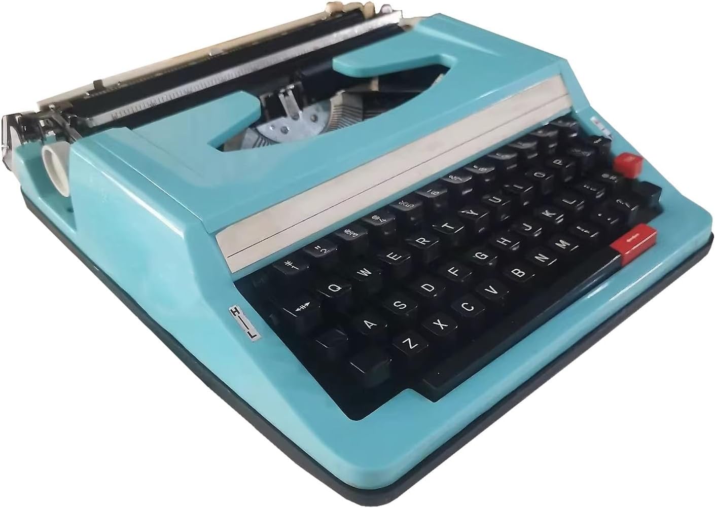 Typewriter - Vintage Portable Manual Design for Nostalgic Flow - Ideal for Writers and Collectors, Easy to Use and Transport, Retro Old-Fashioned Style