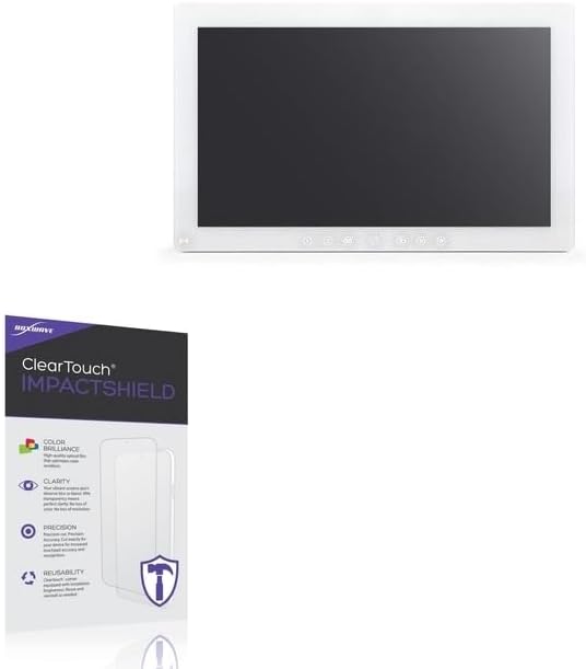 BoxWave Screen Protector Compatible With Adlink MLC 8-23 - ClearTouch ImpactShield (2-Pack), Impenetrable Screen Protector Flexible Film