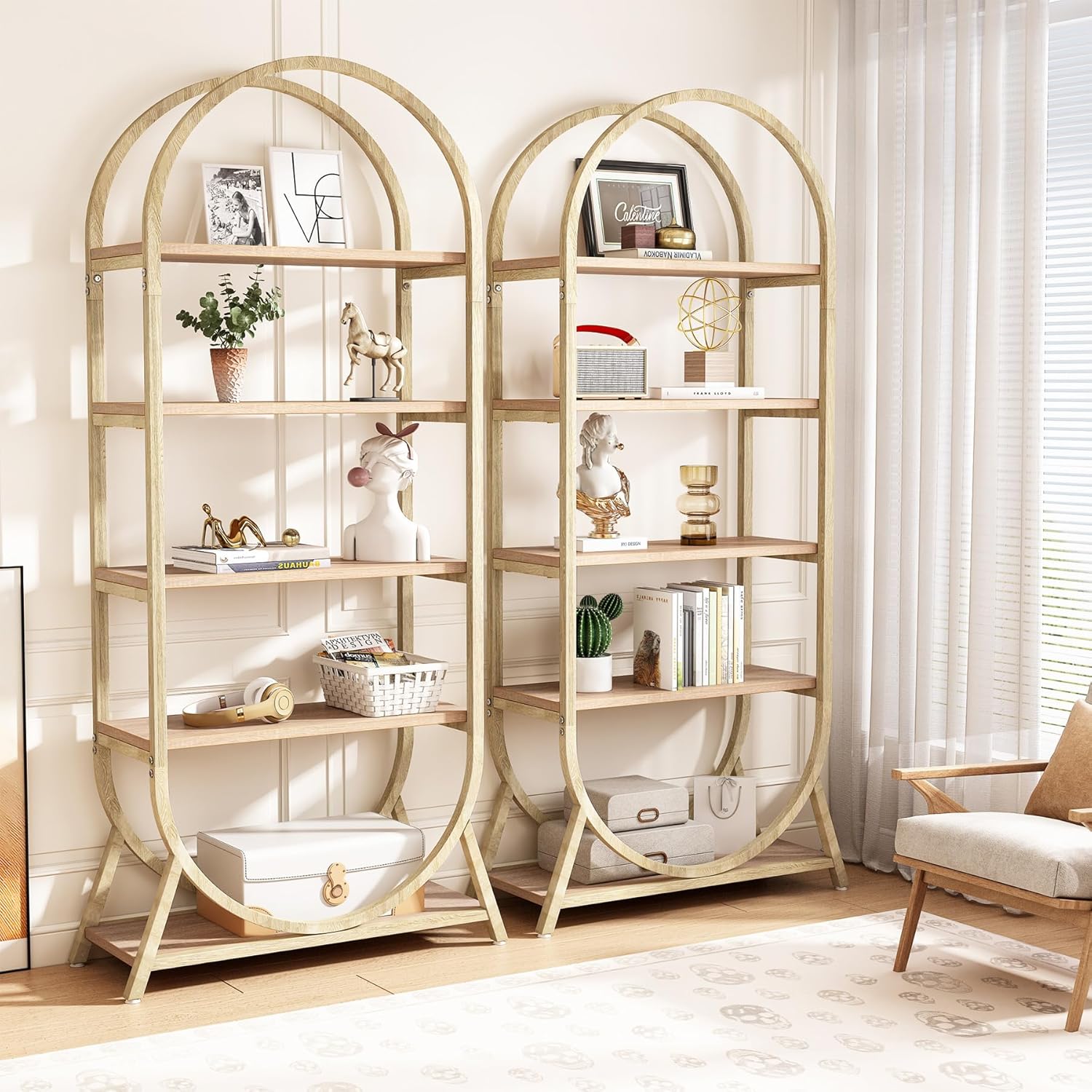 Tribesigns 5-Tier Open Bookshelf, 70.8