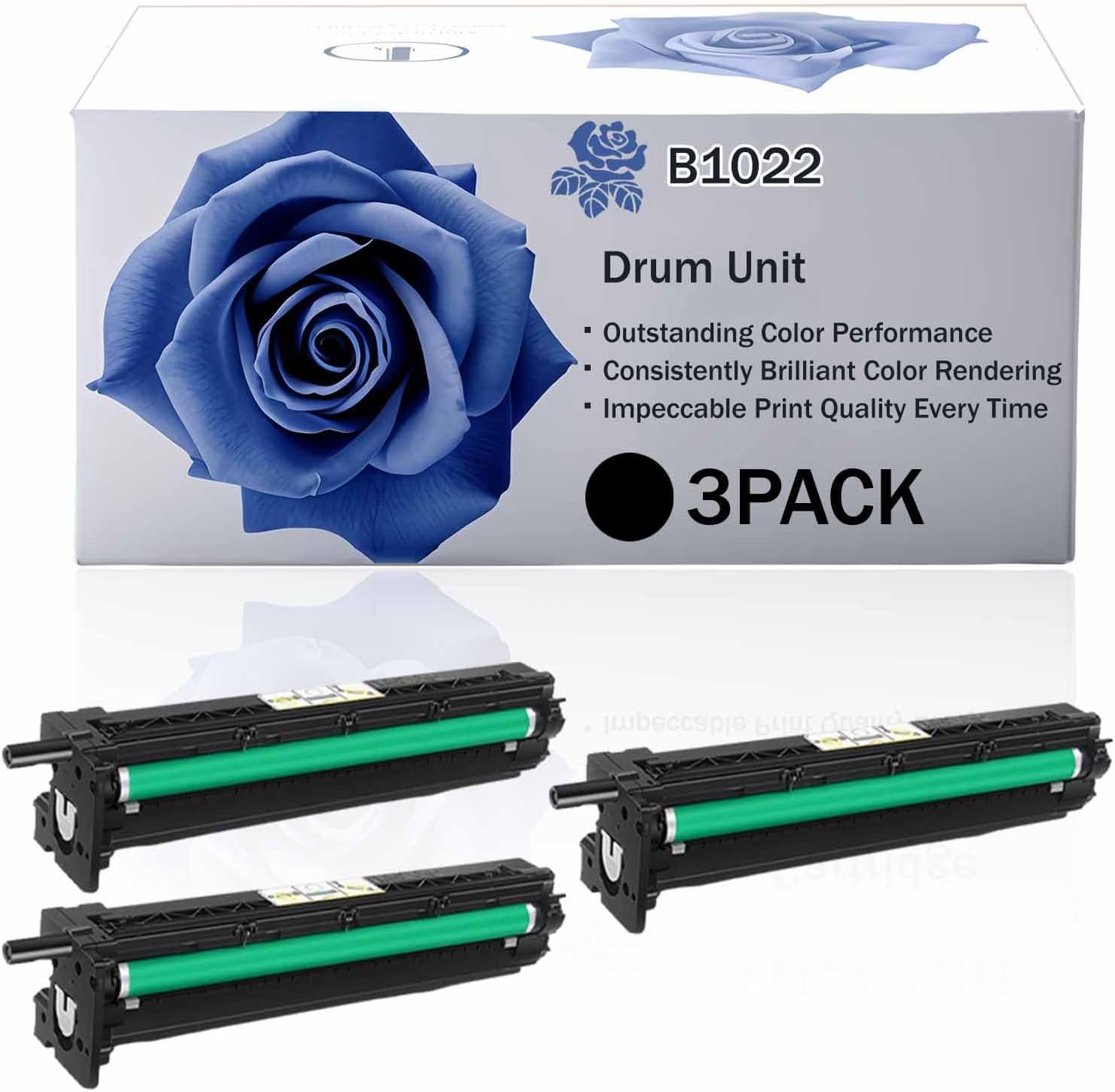 B1022 013R00679 High Yield Drum Unit Compatible for Xerox B1022 B1025 Printer, Premium Print Performance for Your Office Needs, 80000 Pages (BK-3PACK)