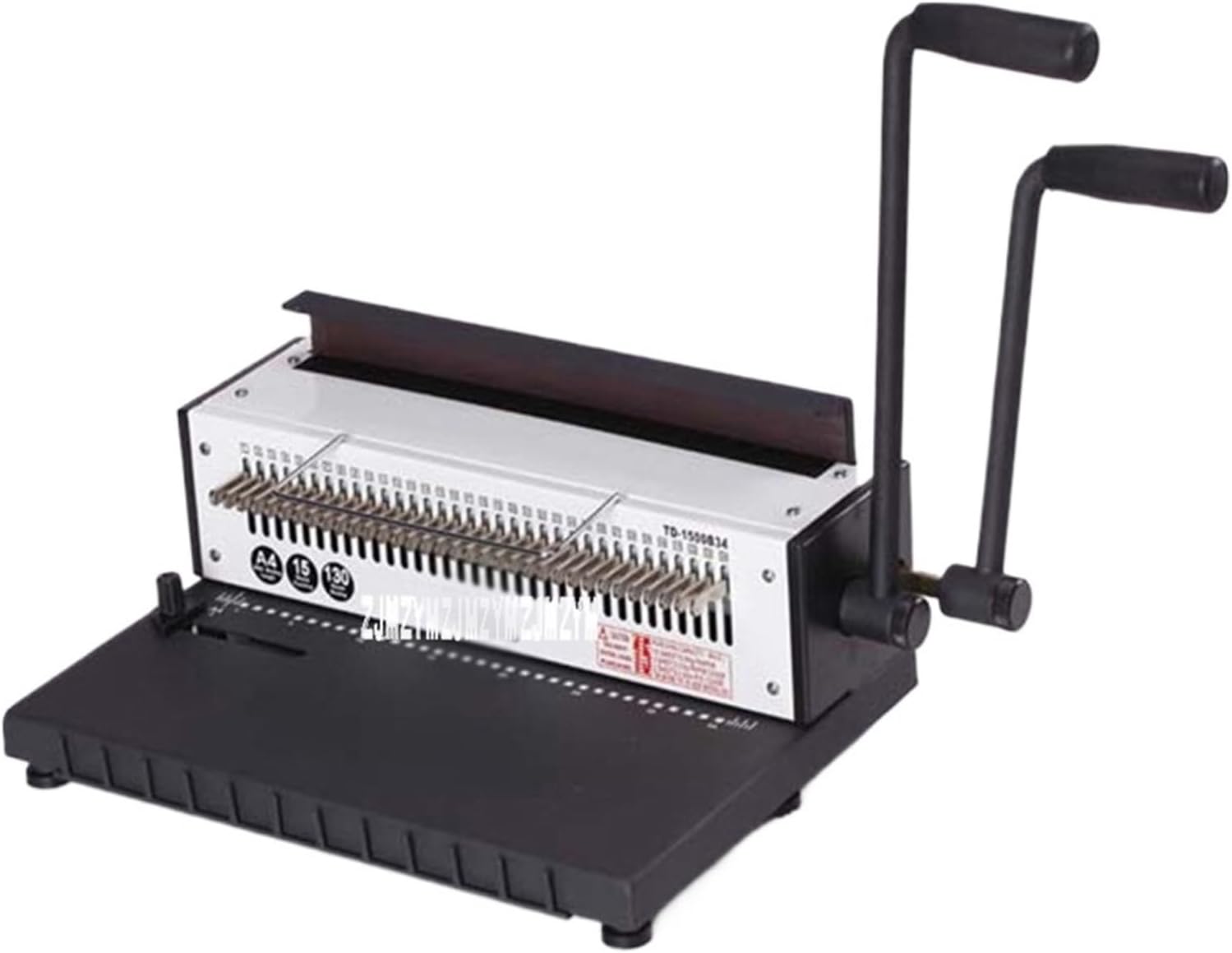 Binding Machines, TD-1500B34R Manual Spiral Wire Binding Machine Round 4.5mm 34 Punching Hole Photo Album A4 Paper File Binder Puncher Machine