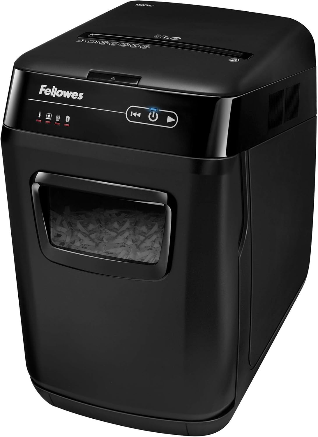 Fellowes AutoMax 150C Cross-Cut 150-Sheet Commercial Paper Shredder with Auto Feed (4694001)