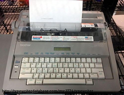 Rebuilt Discontinued Brother GX8500 Typewriters by Around The Office with New Machine Guarantee, Extra Ribbons & Correction Tapes, and Dust Cover