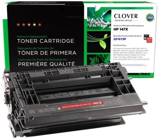 Clover Remanufactured High Yield MICR Toner Cartridge Replacement for HP W1470X, Troy 02-W1470X-001