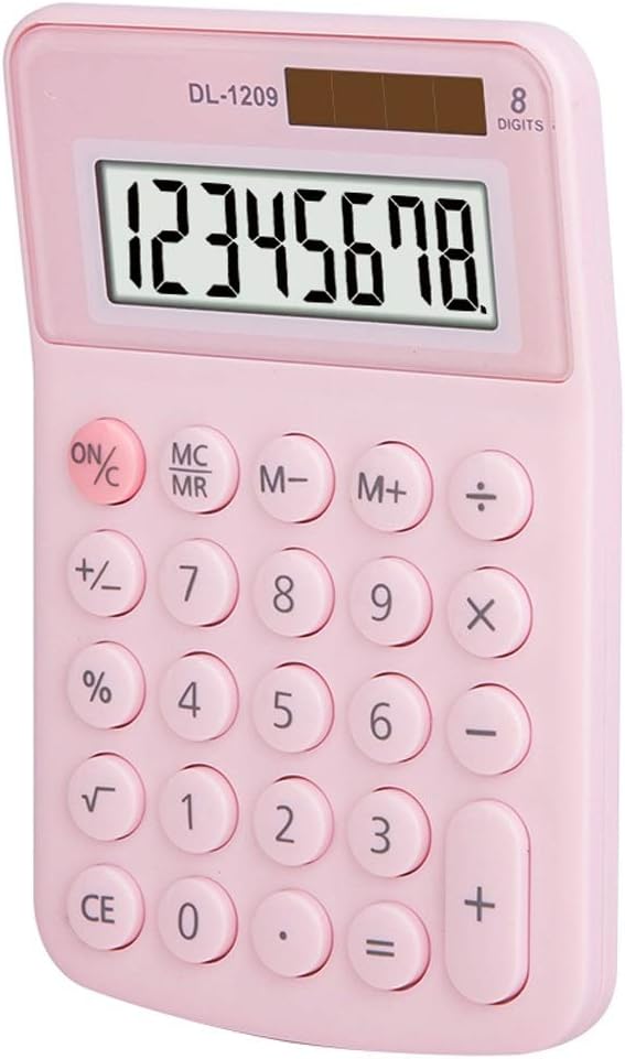 Calculator Calculator Solar Color Student Cute Calculators Portable Easy Carry Cute Creative School Office Supplies(D)