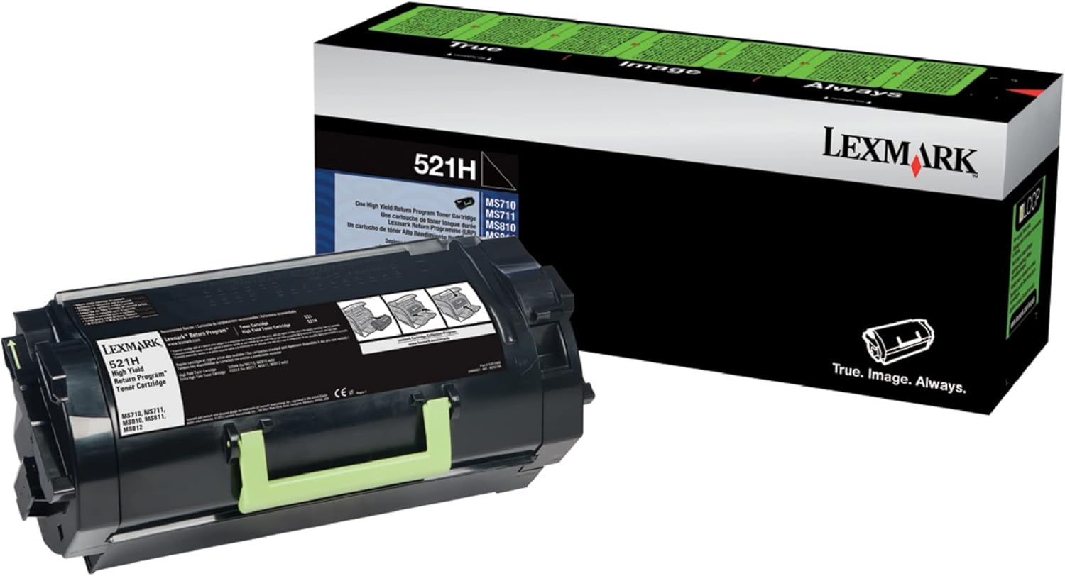 Lexmark 52D1H00 High Yield Return Program Toner Cartridge