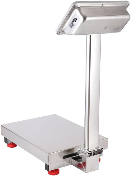 ZCBYBT Business Platform Scale Foldable Weight Computing Digital Scale Easy to Move, for Luggage Postal Shipping Weighing Mailing LB/KG,400kg/100g
