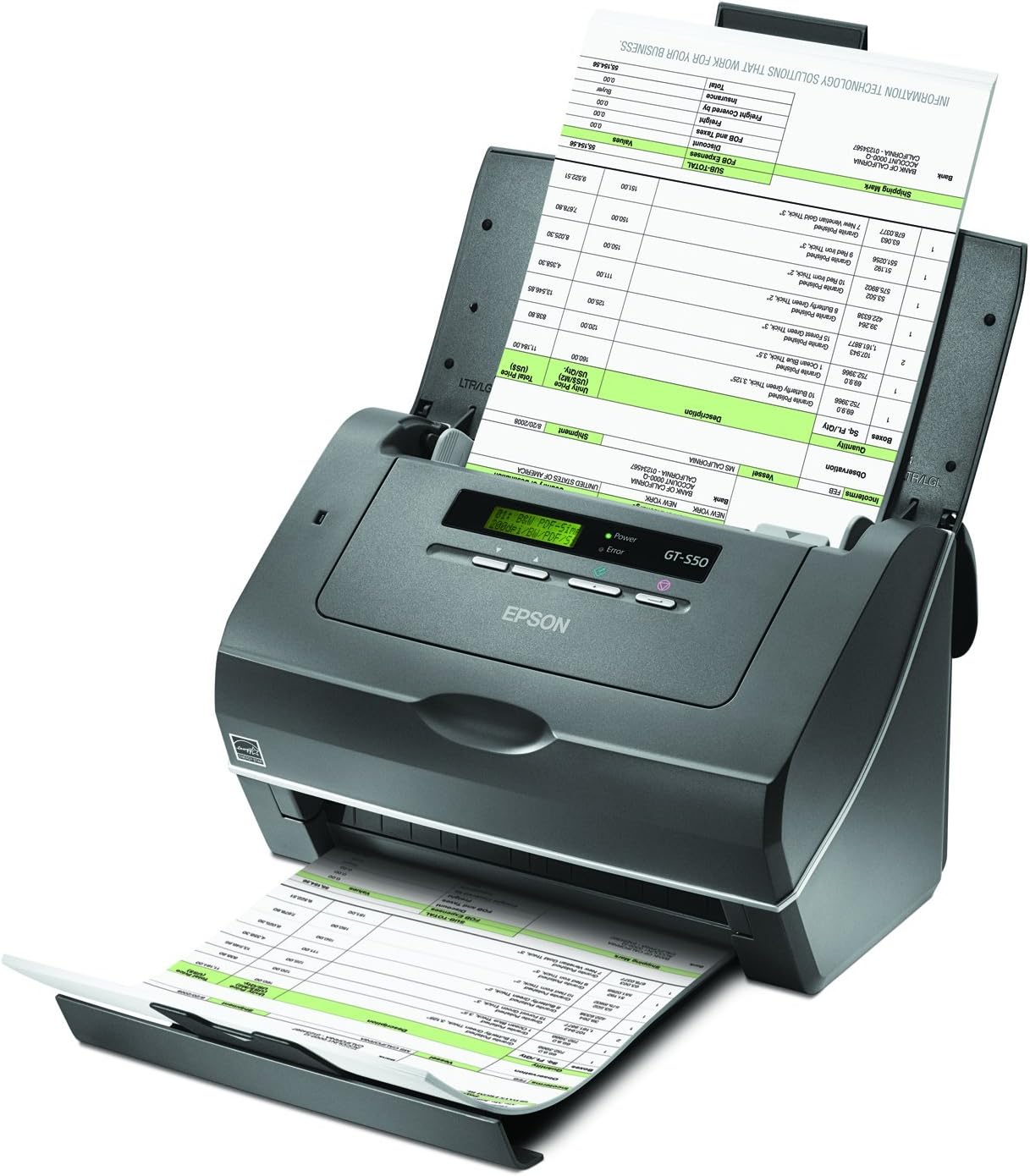 Epson WorkForce B11B194011 Pro GT-S50 Document Scanner
