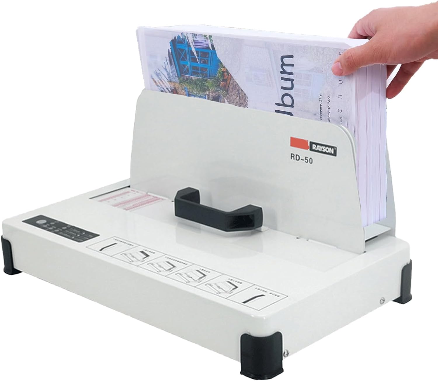SICWEDIM Binding Machine, Book Binding Machine, Thermal Binding Machine Hot Melt Glue Electric Book Binder for Envelopes Reports Invoices Office Contract Documents and Home Use