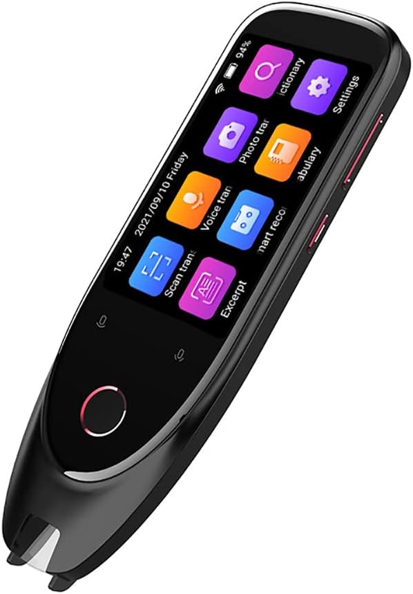 Scanner Language Translator Device Pen, Scan Reader Pen, Reading Pen for Dyslexia,rts 112 Languages Translator,Electronic Dictionary,Text Excerpt,Smart Recording,Thesaurus Function