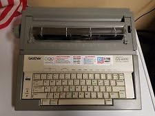 Rebuilt Discontinued Brother GX6000 Typewriters by Around The Office with New Machine Guarantee, Extra Ribbons & Correction Tapes, and Dust Cover