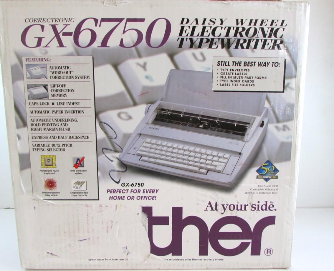Brother GX-6750 Daisy Wheel Electric Typewriter