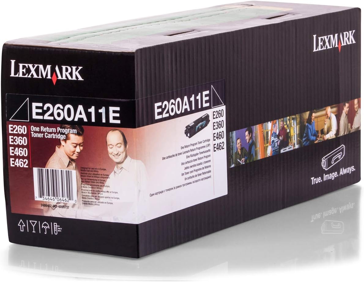 Lexmark E260/ 360/460 Return Program Toner Cartridge - Black