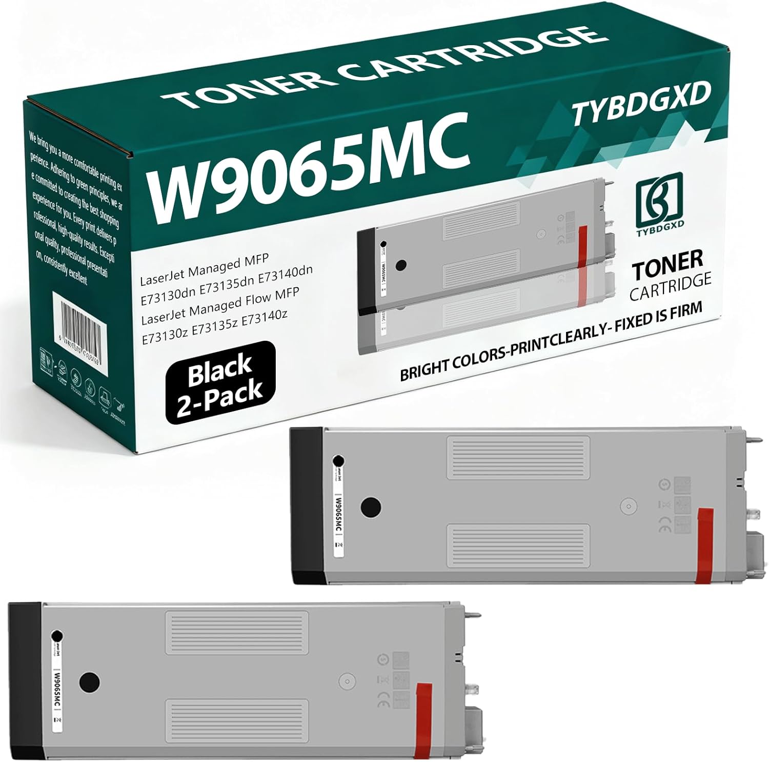 TYBDGXD W9065MC High Yield Black 45,000 Pages Toner Cartridge Compatible for HP Compatible Replacement for HP LaserJet Managed MFP E73130dn E73135dn E73140dn Flow MFP E73130z E73135z E73140z Printers