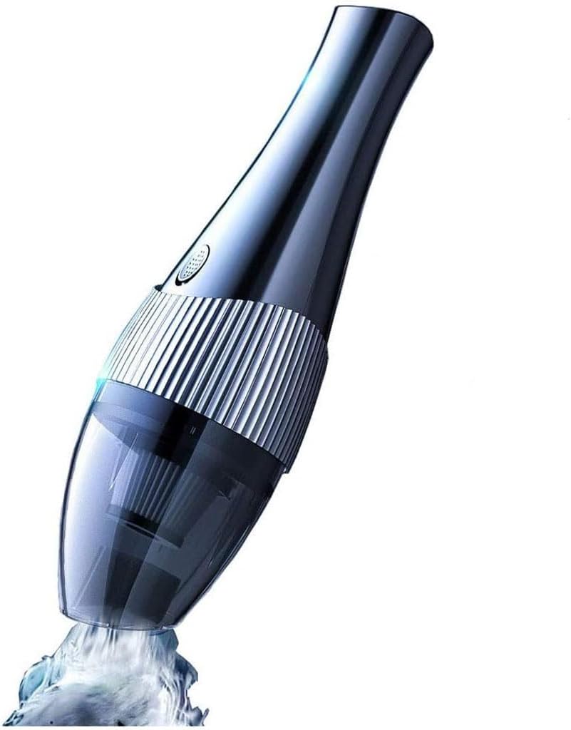 QERMXYRI Cordless Handheld Vacuum Cleaner, Charging Via USB, 120W High-Power Motor, Washable Filter, Strong Suction Power of 4500Pa,Home, Travel - Car Accessories