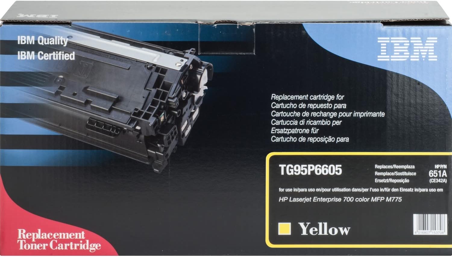 IBM Remanufactured Toner Cartridge - Alternative for HP 651A (CE342A)