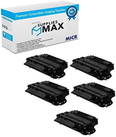 SuppliesMAX Compatible MICR Replacement for Canon LBP-6700/LBP-6750/LBP-6780X/MF-512X/MF-515X Black Toner Cartridge (5/PK-6000 Page Yield) (CRG-324) (CARTRIDGE324_5PK)
