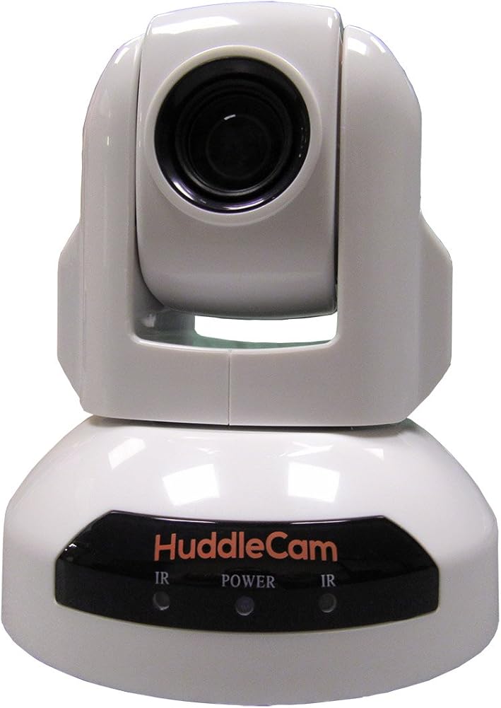 HuddleCamHD USB Conference Cameras with PTZ Control - Webcams for Zoom Video Conferencing (3X, White)