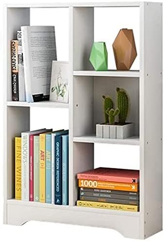 Katzowen Children's Bookshelf Simple Bookshelf Office Student Storage Shelf Bedroom Bookcase Book Album Display Stand 50x18x80cm