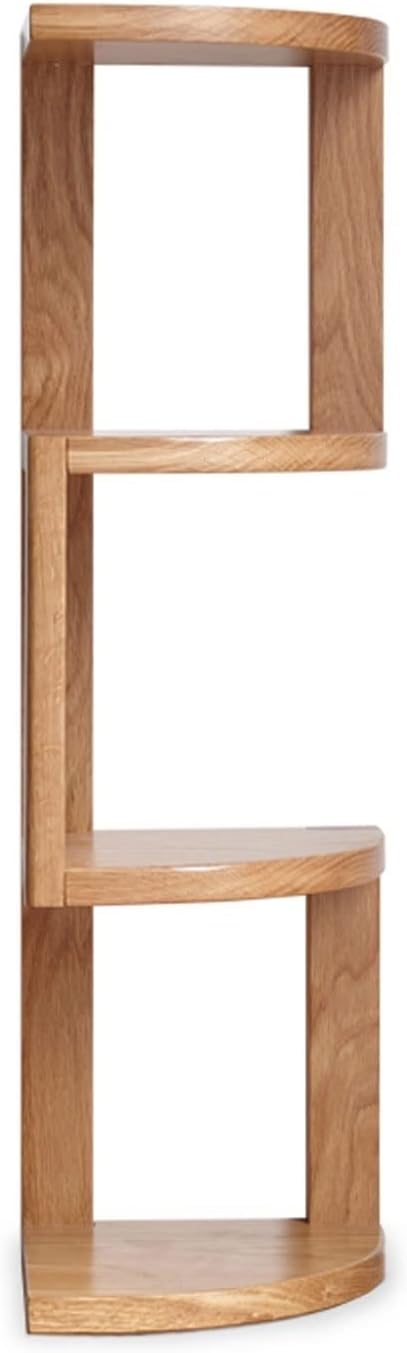 Book Shelf Bookcase Storage Display Bookshelf Wall-mounted Corner Bookshelf Corner Bookcase Storage Rack Display Rack Suitable for Living Room Study Office Bookshelf for CDs/Movies/Books/Display (B O