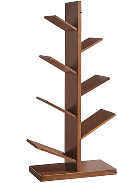 Book Shelf Bookcase Storage Display Bookshelf Bookshelf Floor-to-ceiling Picture Book Rack Creative Tree-shaped Desktop Storage Small Bookcase Reading Rack Rack for CDs/Movies/Books/Display Shelves (