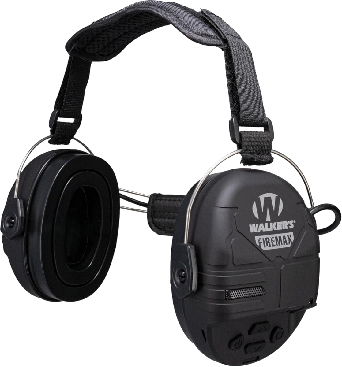 Walker's Rechargeable Lightweight Shooting Hunting Range Electronic Slim Low Profile Hearing Protection FireMax Earmuffs