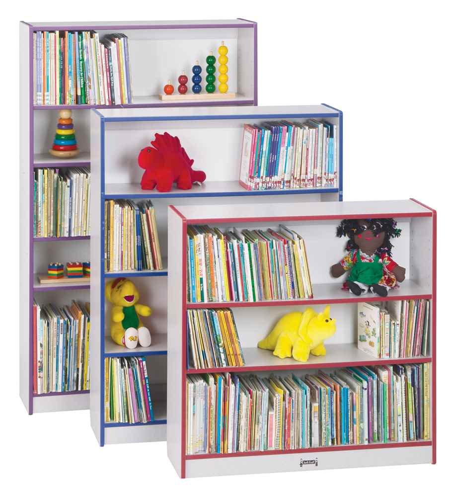 Jonti-Craft Rainbow Accents 0970JC180 Short Bookcase, 35.5