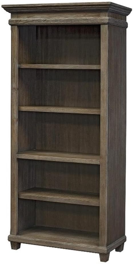 Martin Furniture Open Bookcase, Weathered Dove