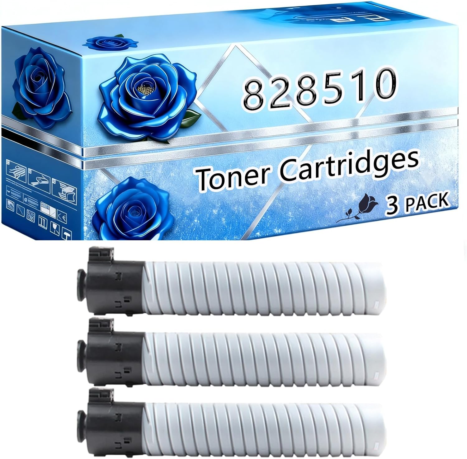 BIVOL Compatible Toner Cartridges Replacement for Ricoh 828510 High Yield 69800 Pages Pro C9200 Printers (3 Pack Black)
